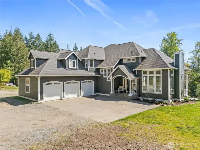 Nearly 5-acres, private county living!