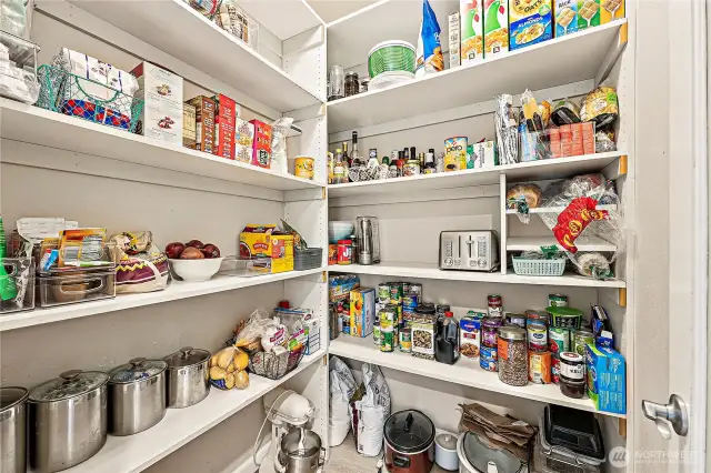 Large walk-in pantry