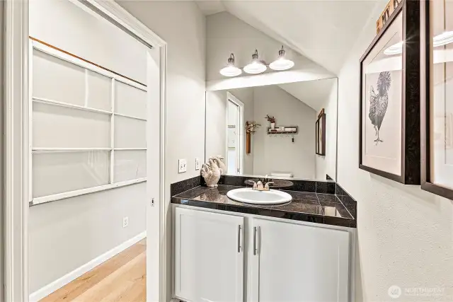 1/2 bath on main floor