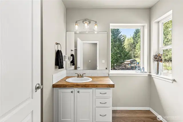 3/4 bath on 2nd floor
