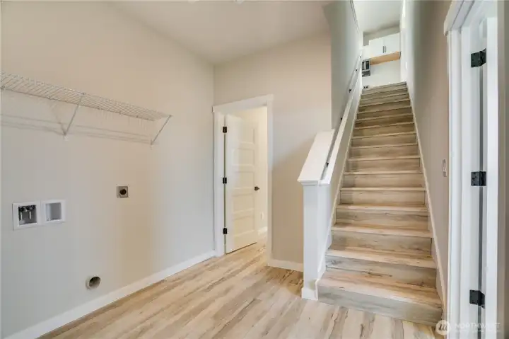 Downstairs to the additional bedrooms and/or flex rooms if you choose!