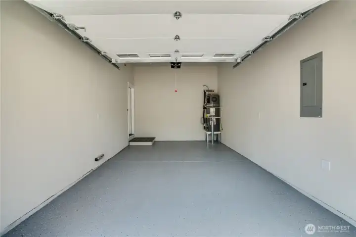 One car garage on the main level