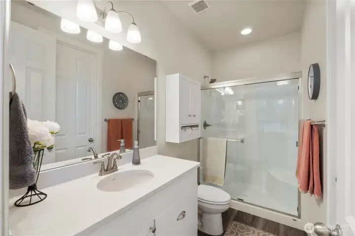 Jr suite bathroom.