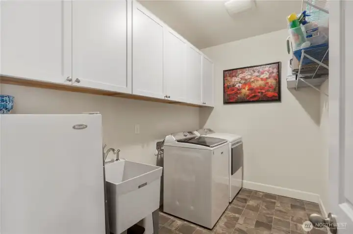 Nice size laundry room on the main floor.