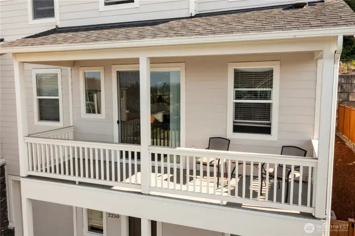 View of upper deck.