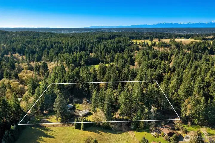 Vashon Island is truly the gateway to the entire Puget Sound region. Olympic Mountains in the distance. Boundary lines are approximate.