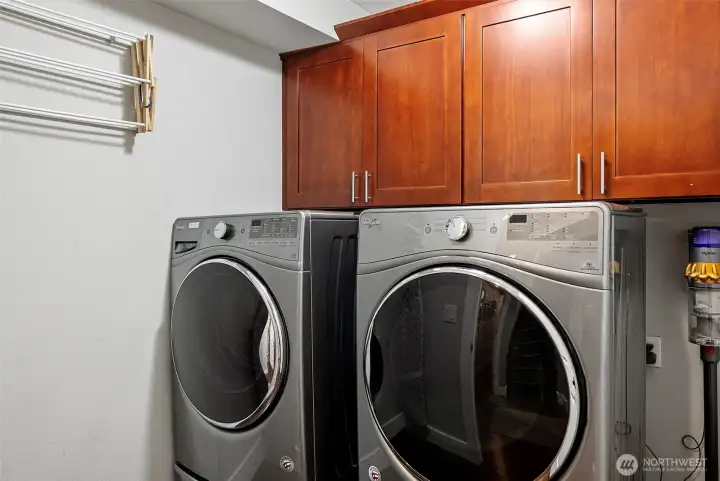The laundry room just off the garage The laundry room just off the garage