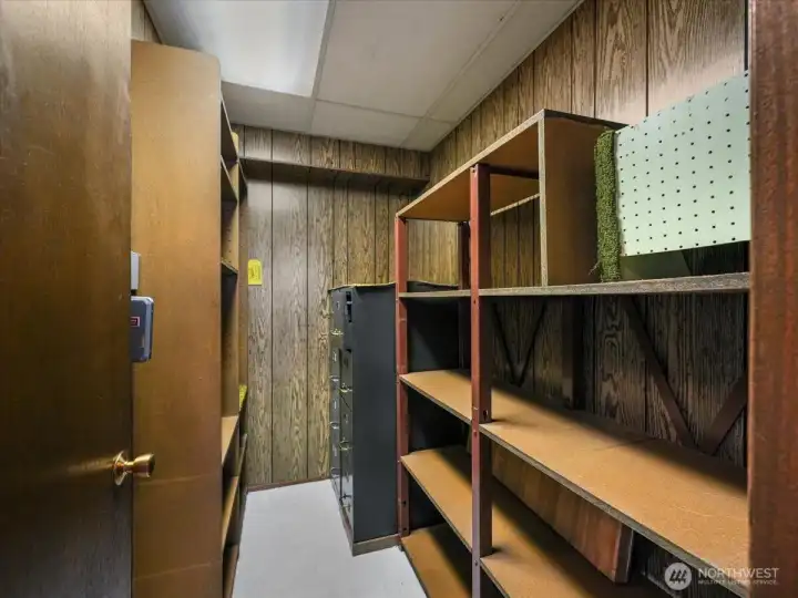 Downstairs- more storage