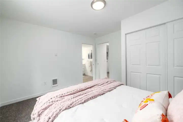 Primary bedroom with ensuite bath