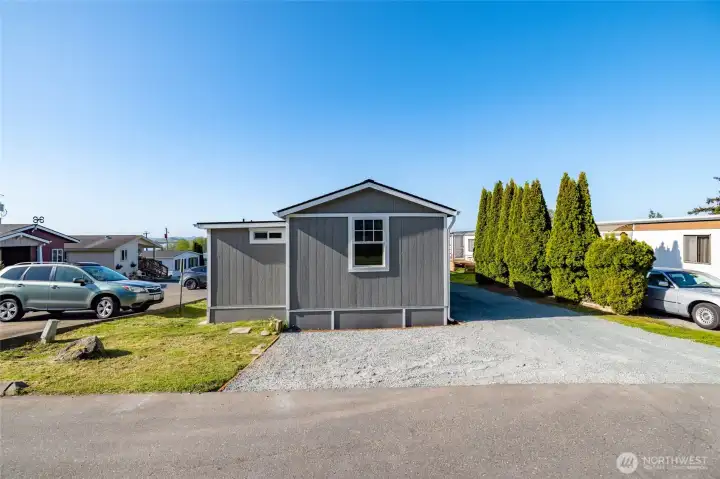 Private parking area