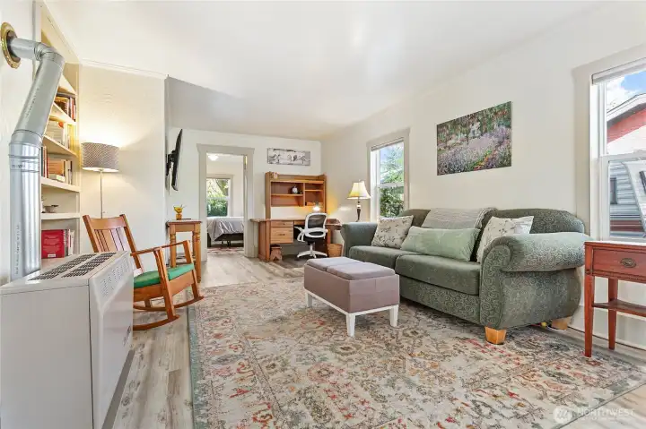 View from kitchen door