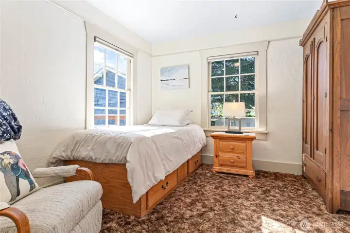 Bedroom on east side of home