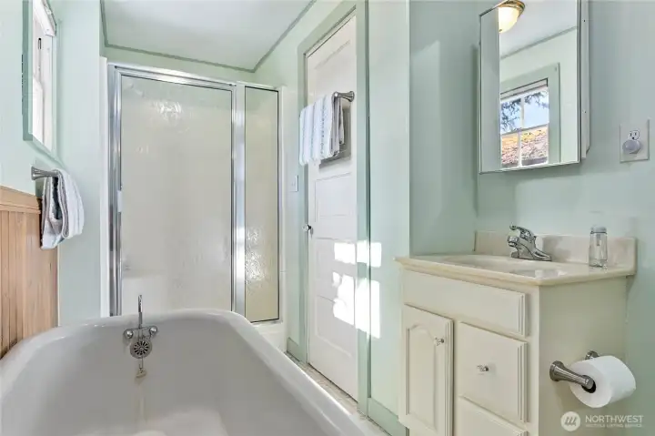 Bathroom looking south