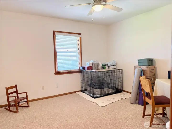 Versatile space ideal for office, hobby room, or additional living area