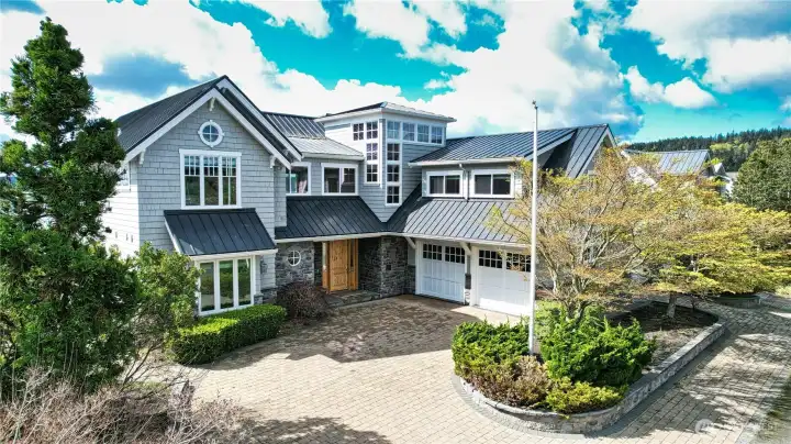 The Entry side of the shore home.