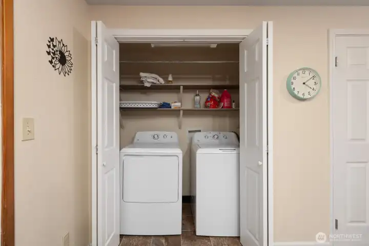 Main Home Laundry (directly across from secondary living room area).