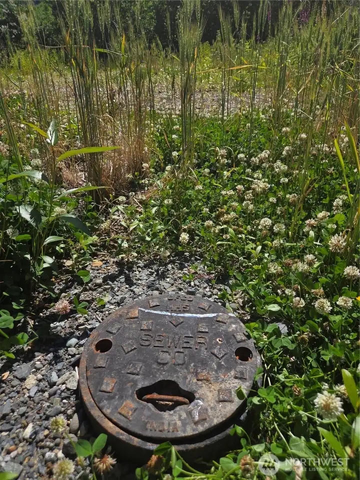 Sanitary public sewer connections to each lot