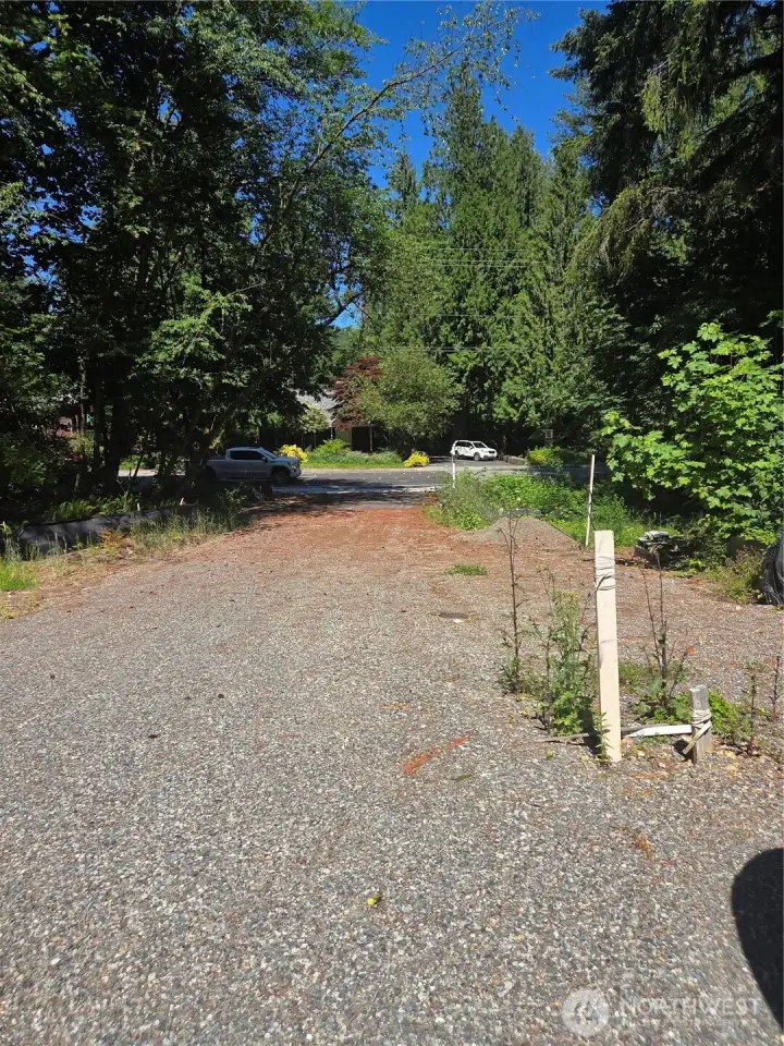 Electric lines run to each lot
