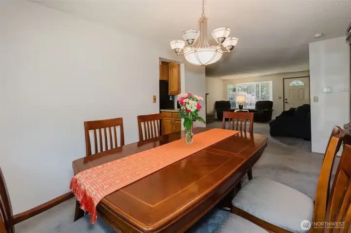 Formal Dining room off living room Formal Dining room off living room