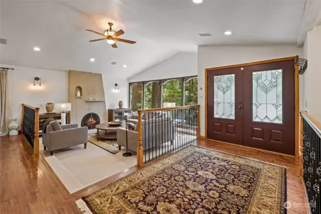 Open Concept Living with Vaulted Ceilings & Large Open Windows with Tons of Natural Light