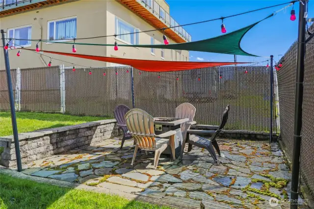 Backyard patio