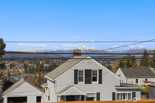 Mountain view from front porch