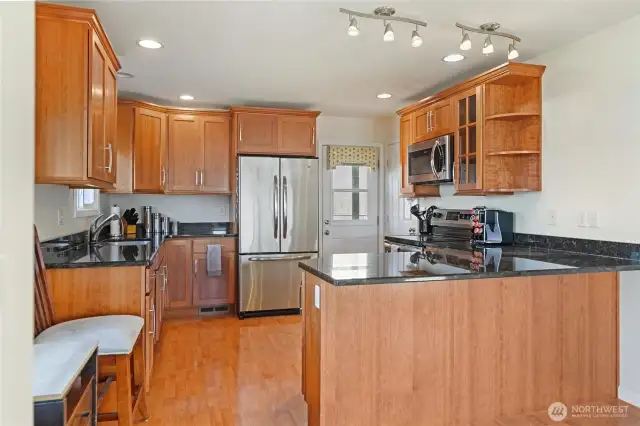 Kitchen with ample storage