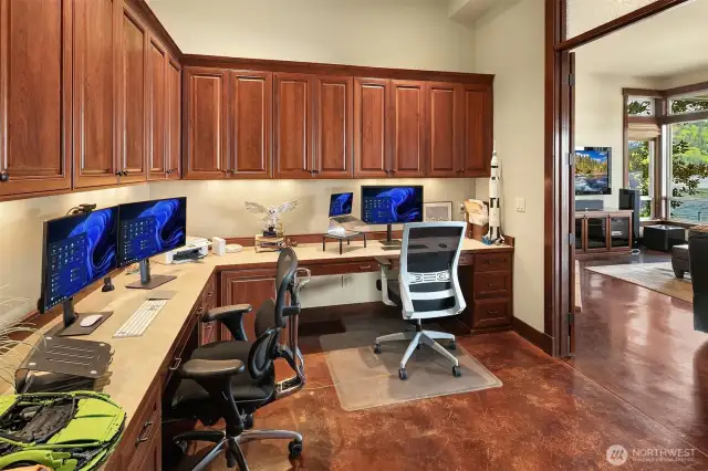 Massive office.