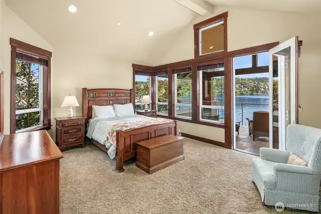 Spacious primary suite.