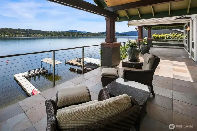 Deck for the primary suite.