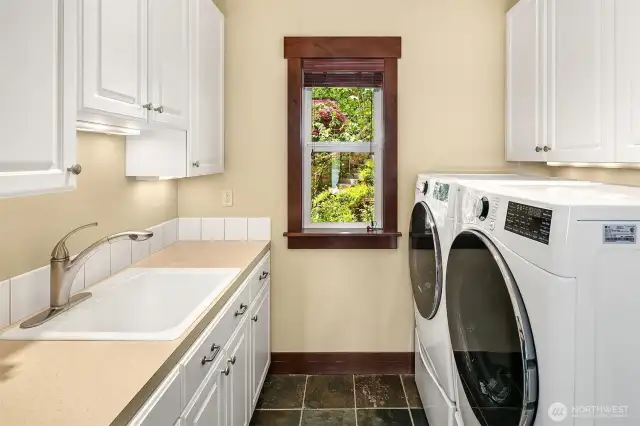 Huge laundry room by the bedrooms.