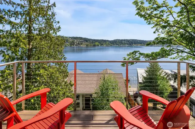 Guest house deck.
