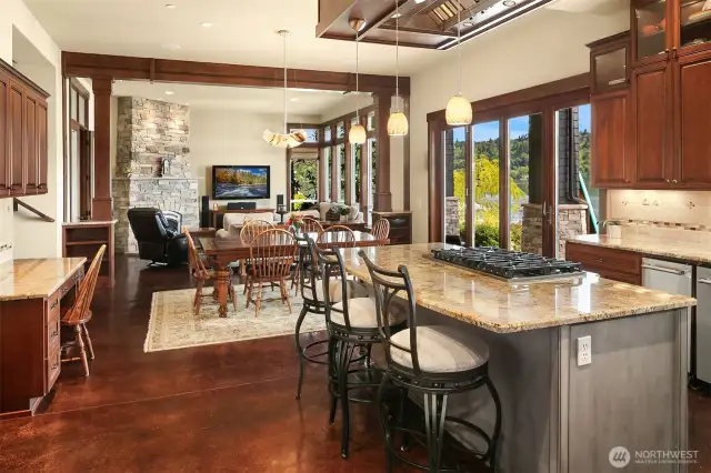 Wide open floor plan.