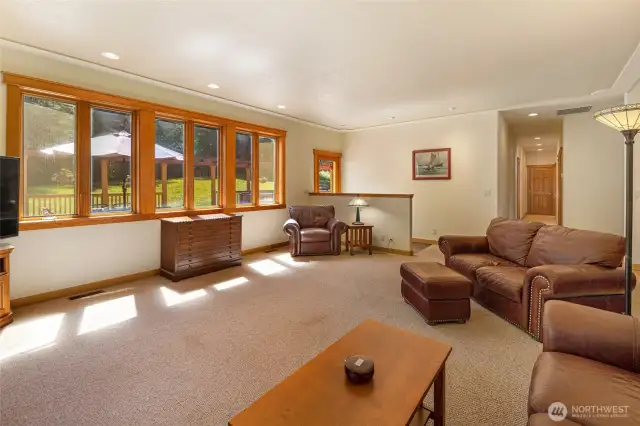 Living Room w/ Deck Access