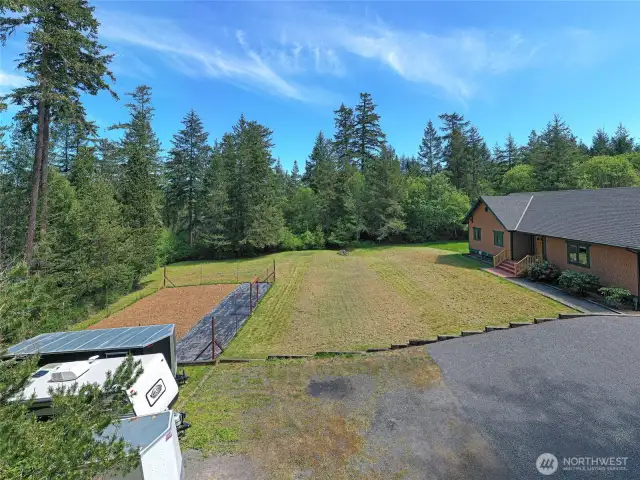 Front Yard with Additional Parking