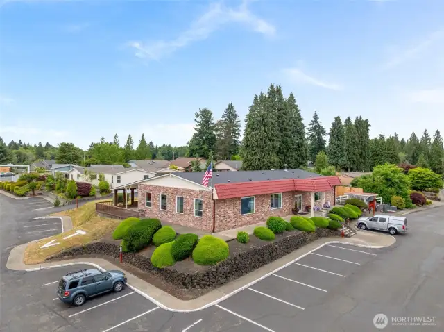 Clubhouse hub for activities, gatherings, and neighborly fun.