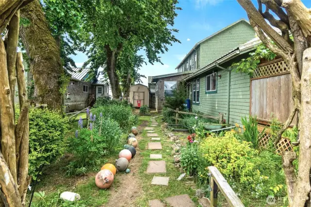 Charming English Garden leading to...