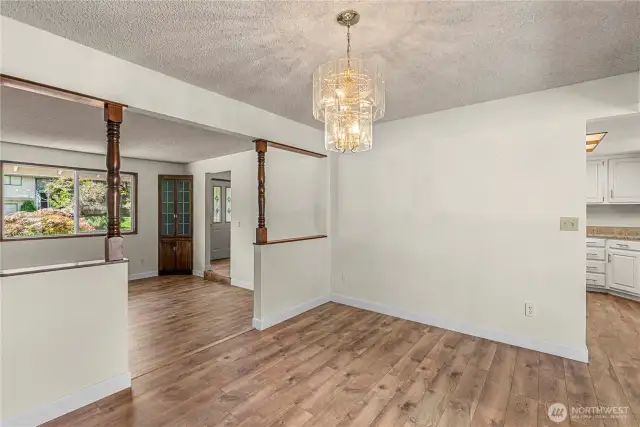 Formal dining room to living room