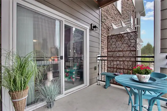 Patio with Sunshade