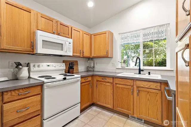 Ample Kitchen Storage