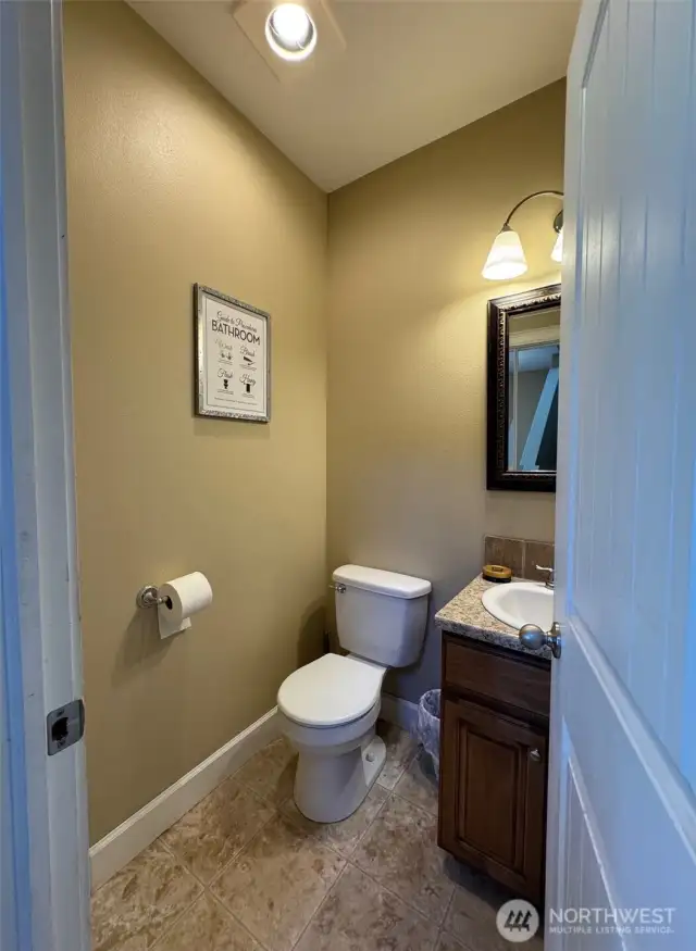 Half Bath on Main Level