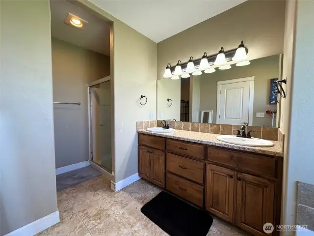 Primary Bathroom with Double Sinks
