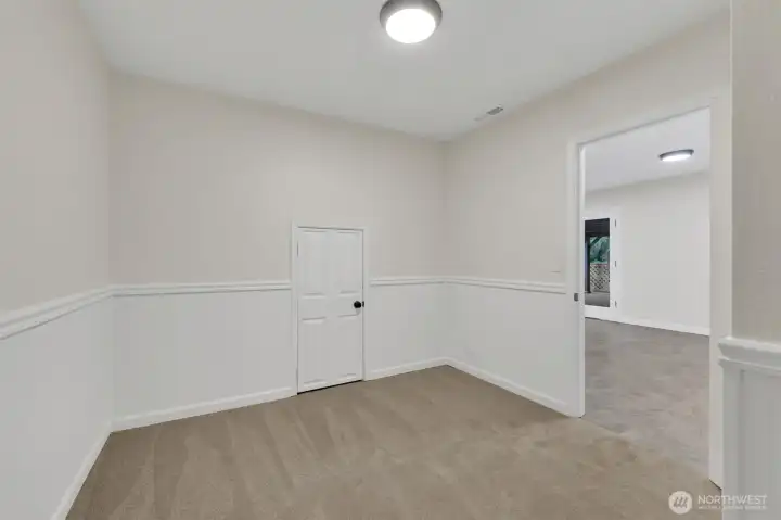 Flex/office space for working from home in peace.