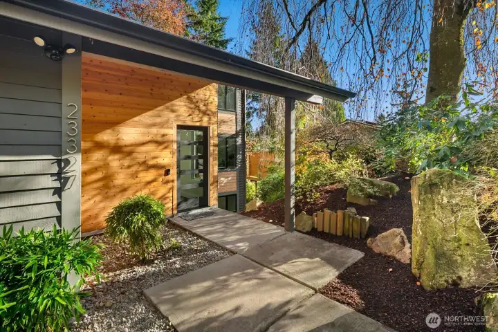 welcoming front entry