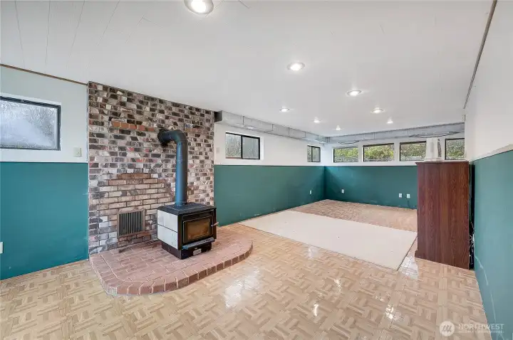 This is "one" of the basements and was an addition to the house