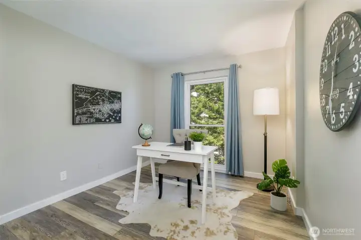 2nd bedroom can be used as a flex room or office.