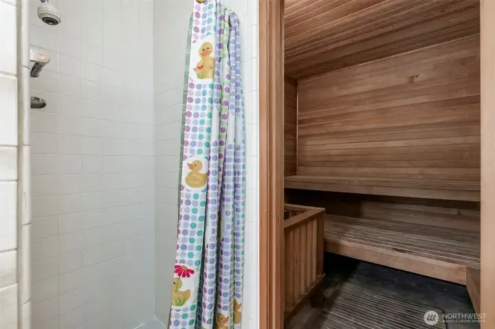 Also on the first floor are 2 communal saunas located.