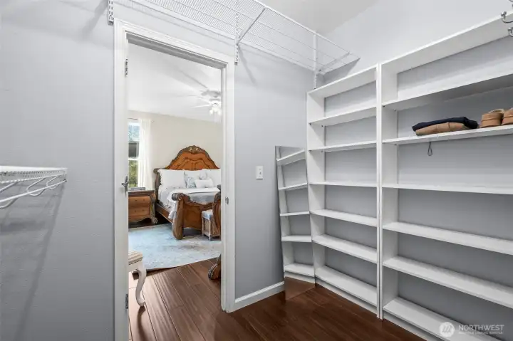 Walk - In closet off Primary