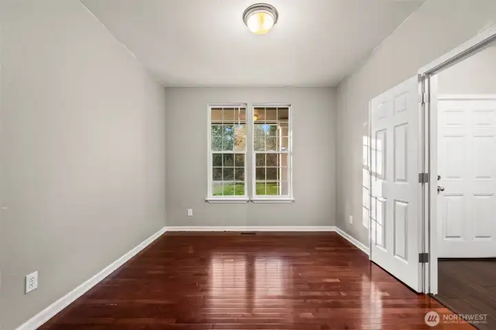 Double doors to Office