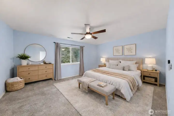 Virtually staged primary